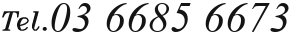 03-6685-6673